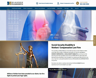Attorney Website Design Portfolio Wisconsin